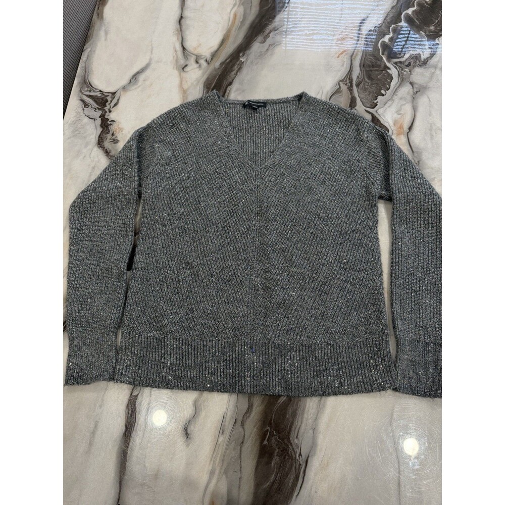 Inc International Concepts Women's V Neck Long Sleeve Sweater Size M